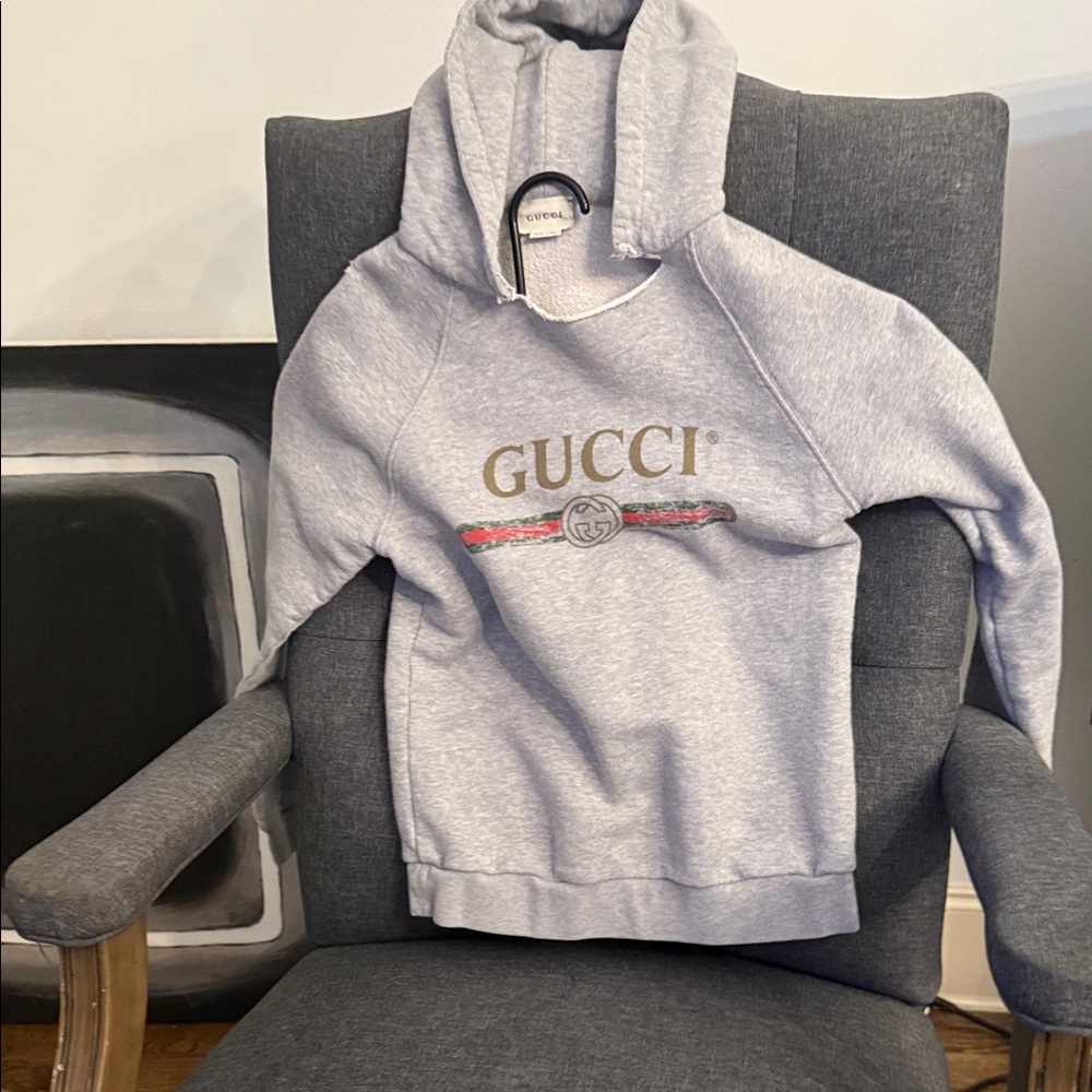 Gucci Light Gray Sweatshirt youth boys